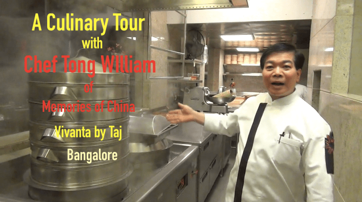 Chef Tong William at Memories of China in Bangalore