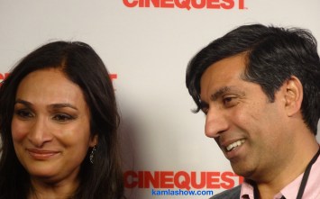 Meera SImhan and Ravi Kapoor at Cinequest, 2015. The Kamla Show