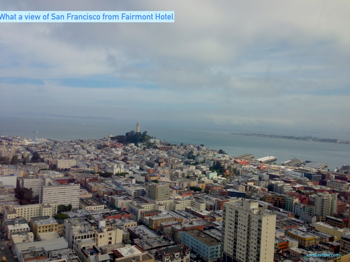 iew of San Francisco from Fairmont Hotel