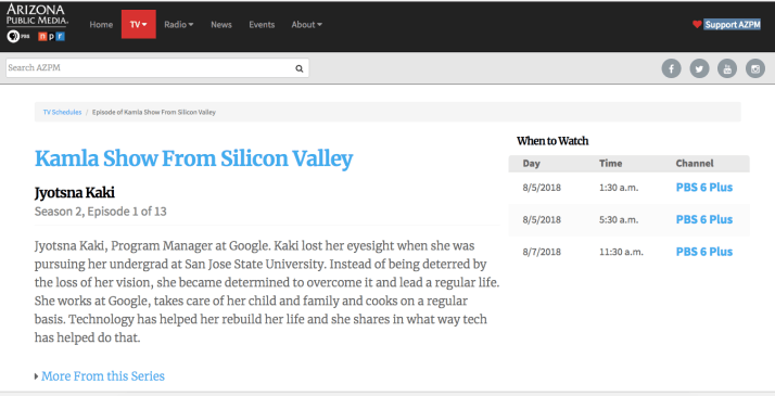 Arizona Public Media Airs The Kamla Show