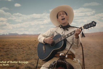 Tim Blake Nelson is Buster Scruggs in The Ballad of Buster Scruggs, a film by Joel and Ethan Coen.