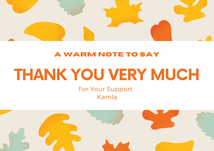 Thank you very much for your support